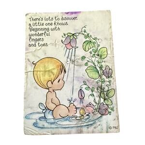 Precious Moments There's Lots To Discover Vintage Foam Rubber Stamp